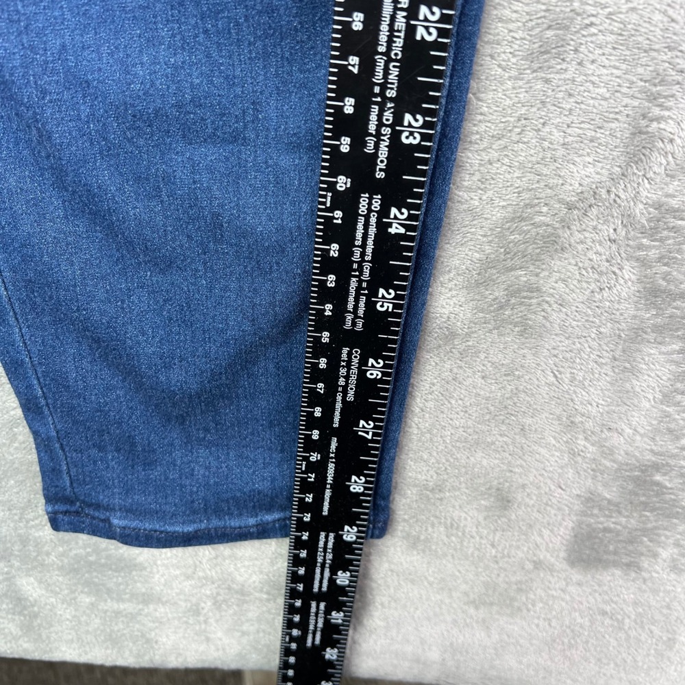 Good American Good Legs Skinny Jeans Womens 10 Blue Dark Wash Stretch High Rise - Picture 6 of 13